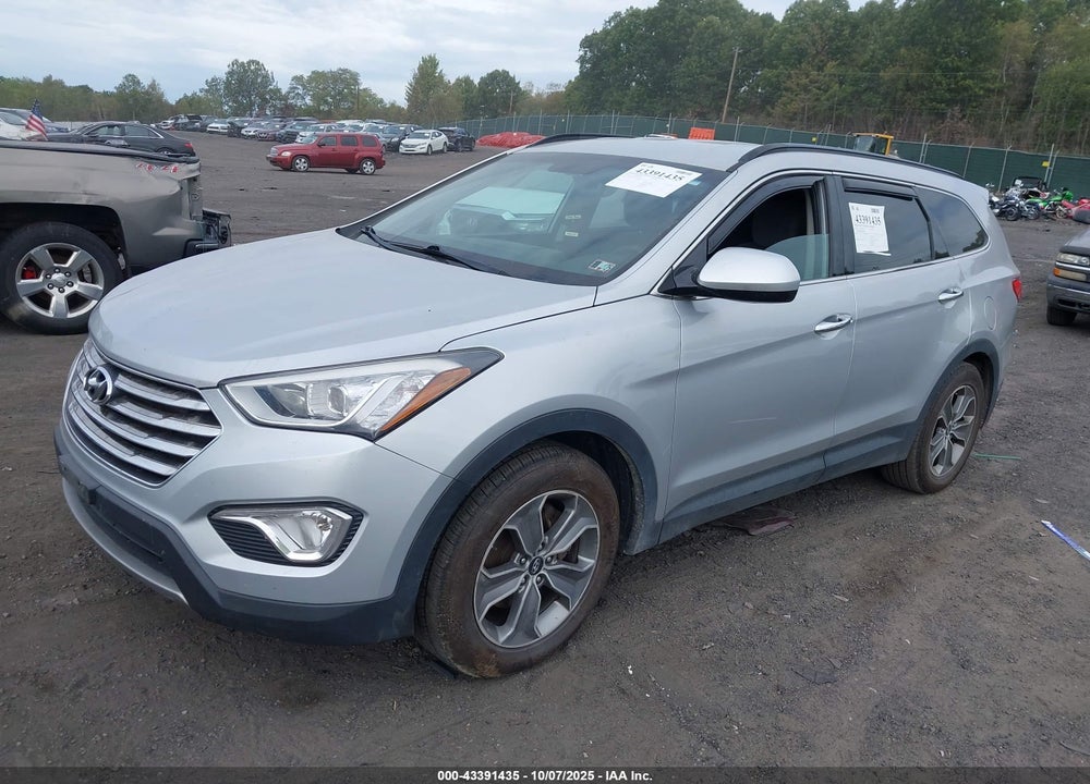 2016 HYUNDAI SANTA FE SE VIN: KM8SMDHF3GU144329