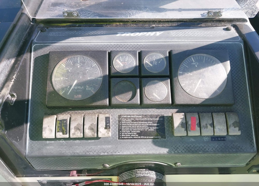1993 BAYLINER TROPHY VIN: USCB88FFK293