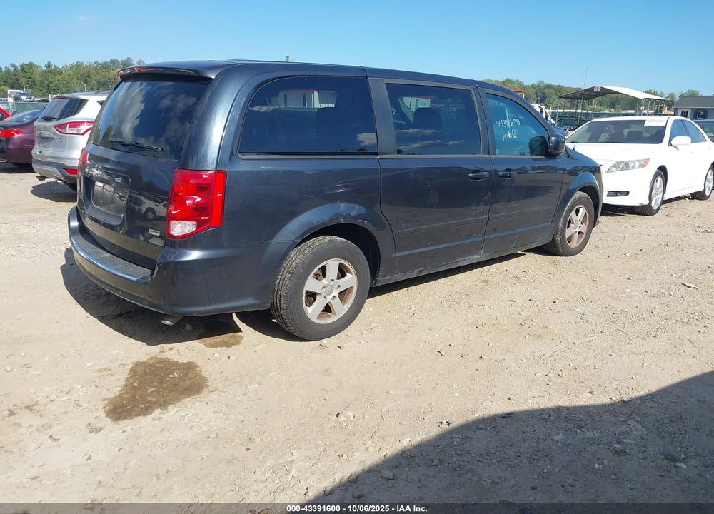 2013 DODGE GRAND CARAVAN SXT VIN: 2C4RDGCG3DR590655