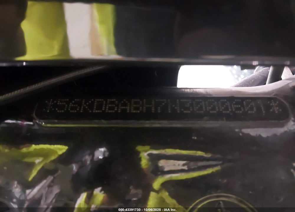 2022 INDIAN MOTORCYCLE CO. SUPER CHIEF VIN: 56KDBABH7N3000601