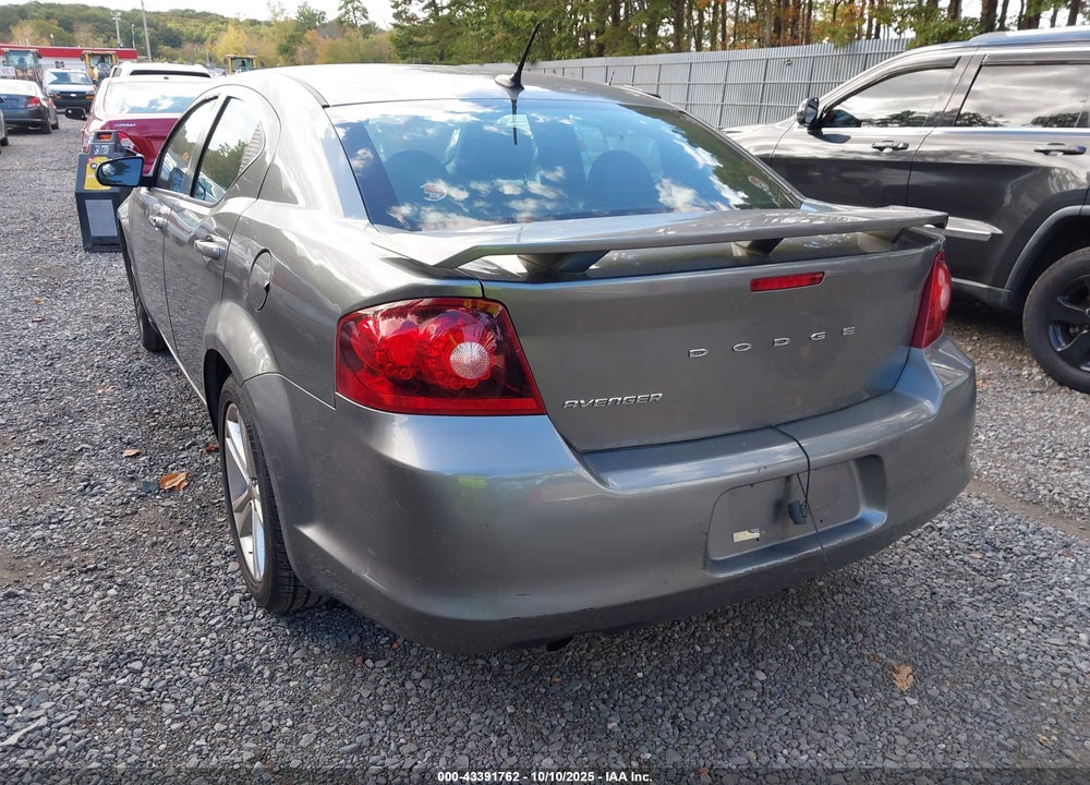 2012 DODGE AVENGER SE V6 VIN: 1C3CDZAG1CN313359