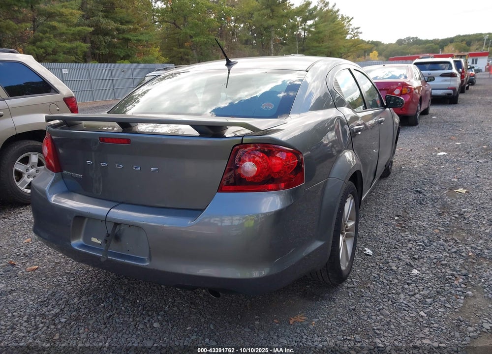 2012 DODGE AVENGER SE V6 VIN: 1C3CDZAG1CN313359