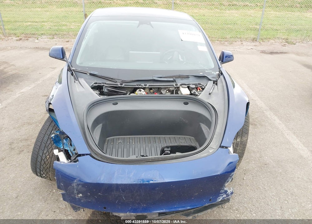 2022 TESLA MODEL 3 LONG RANGE DUAL MOTOR ALL-WHEEL DRIVE VIN: 5YJ3E1EB3NF186592