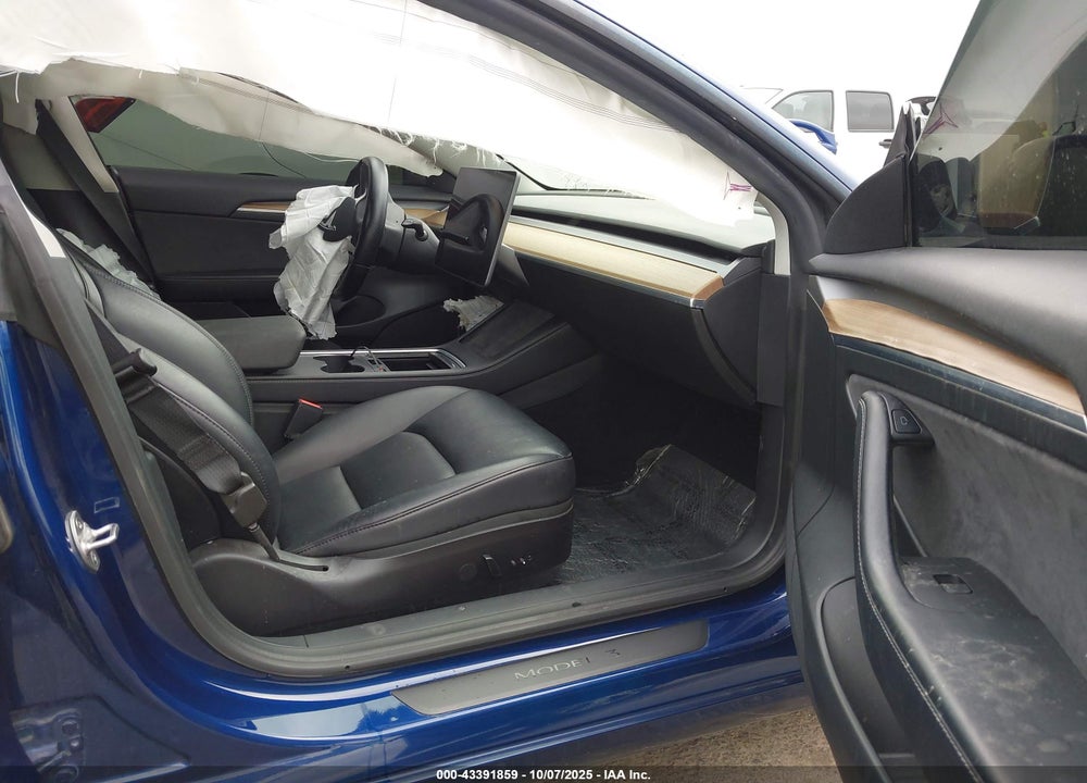 2022 TESLA MODEL 3 LONG RANGE DUAL MOTOR ALL-WHEEL DRIVE VIN: 5YJ3E1EB3NF186592