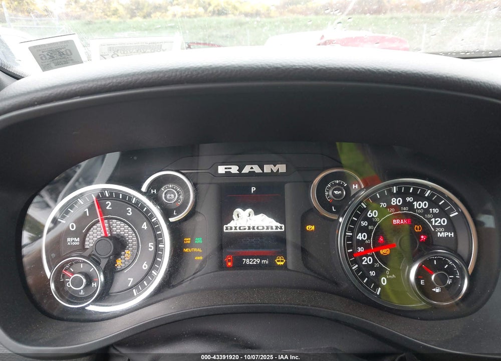 2023 RAM 1500 BIG HORN 4X4 5'7 BOX VIN: 1C6SRFFT0PN595469