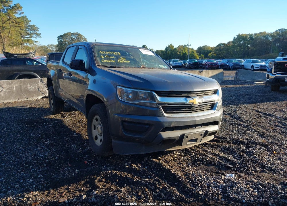 2016 CHEVROLET COLORADO WT VIN: 1GCGTBE35G1383796