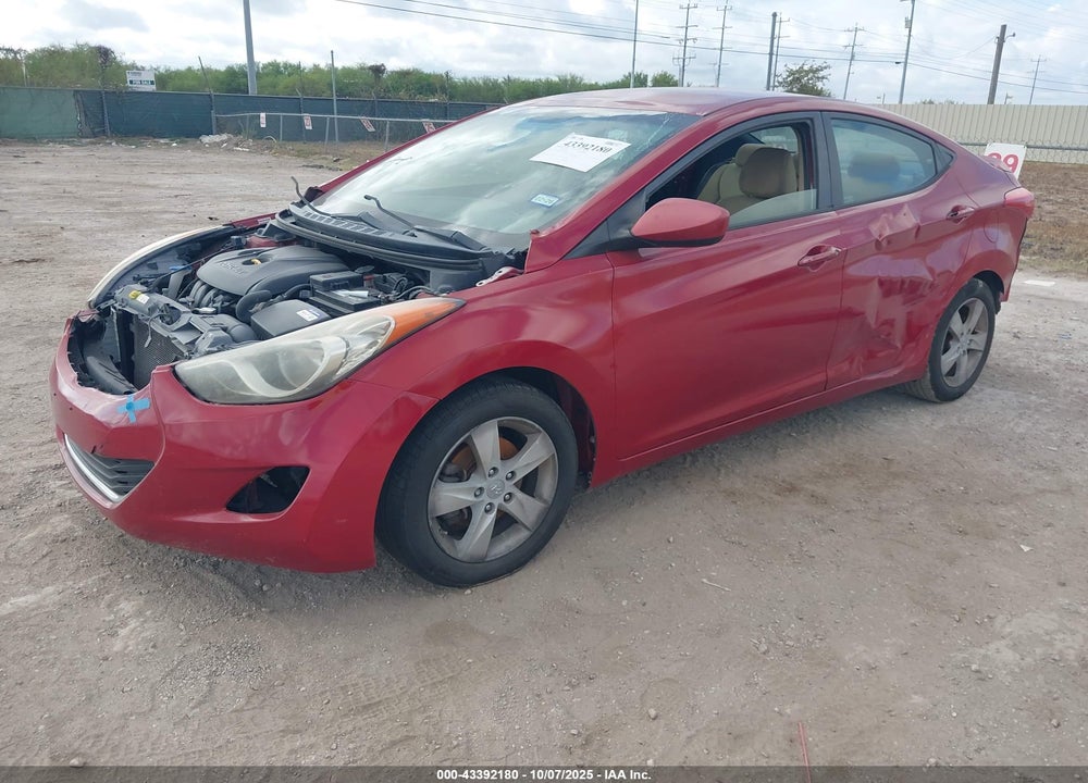 2013 HYUNDAI ELANTRA VIN: KMHDH4AE9DU740863