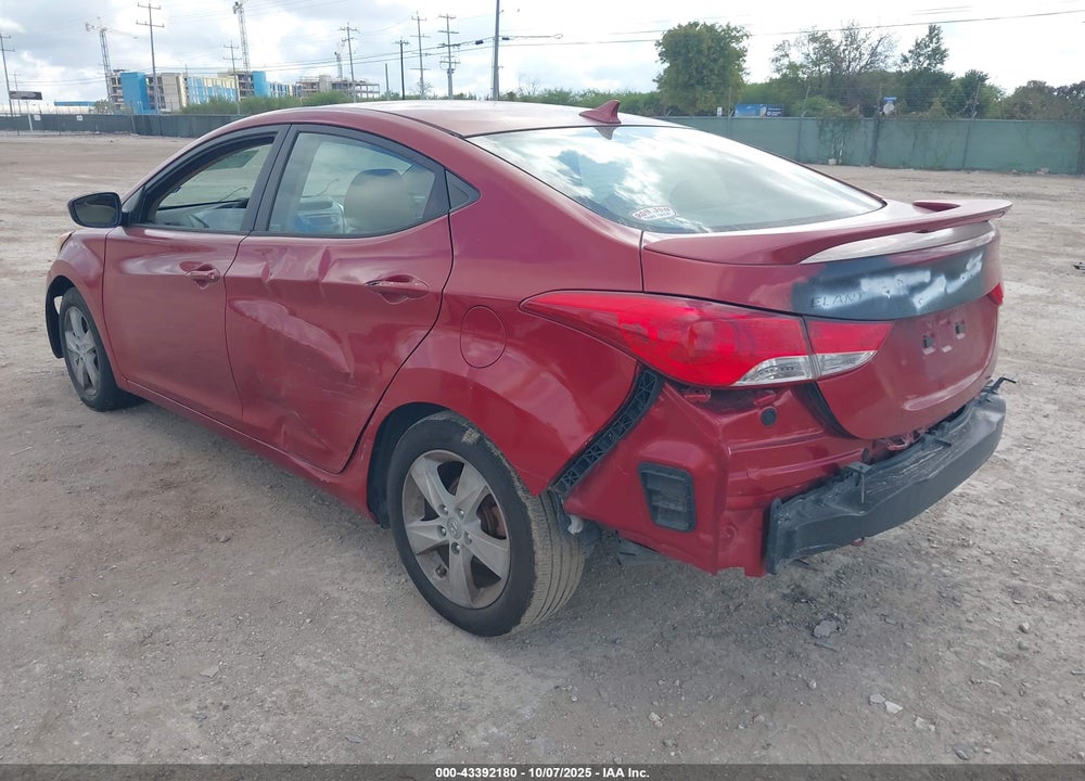 2013 HYUNDAI ELANTRA VIN: KMHDH4AE9DU740863