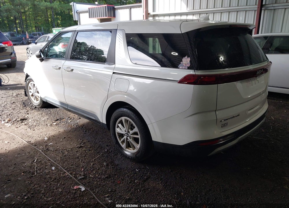 2022 KIA CARNIVAL MPV LX SEAT PACKAGE VIN: KNDNB4H38N6157902