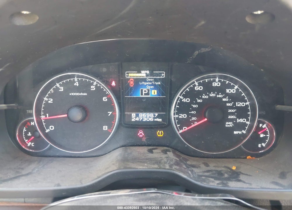 2013 SUBARU OUTBACK VIN: 4S4BRCKC5D3266850