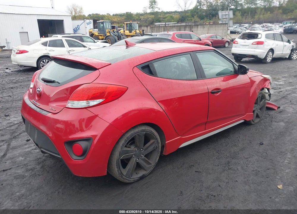 2015 HYUNDAI VELOSTER TURBO VIN: KMHTC6AE6FU222945