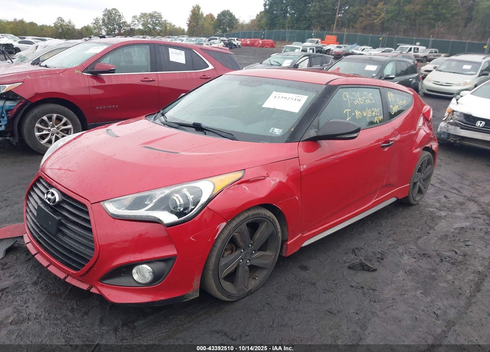 2015 HYUNDAI VELOSTER TURBO VIN: KMHTC6AE6FU222945