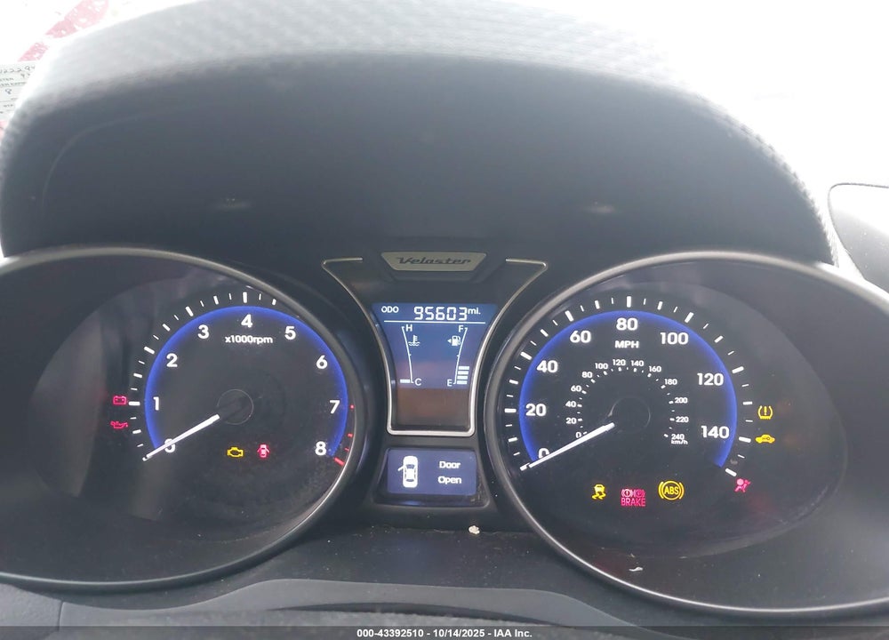 2015 HYUNDAI VELOSTER TURBO VIN: KMHTC6AE6FU222945