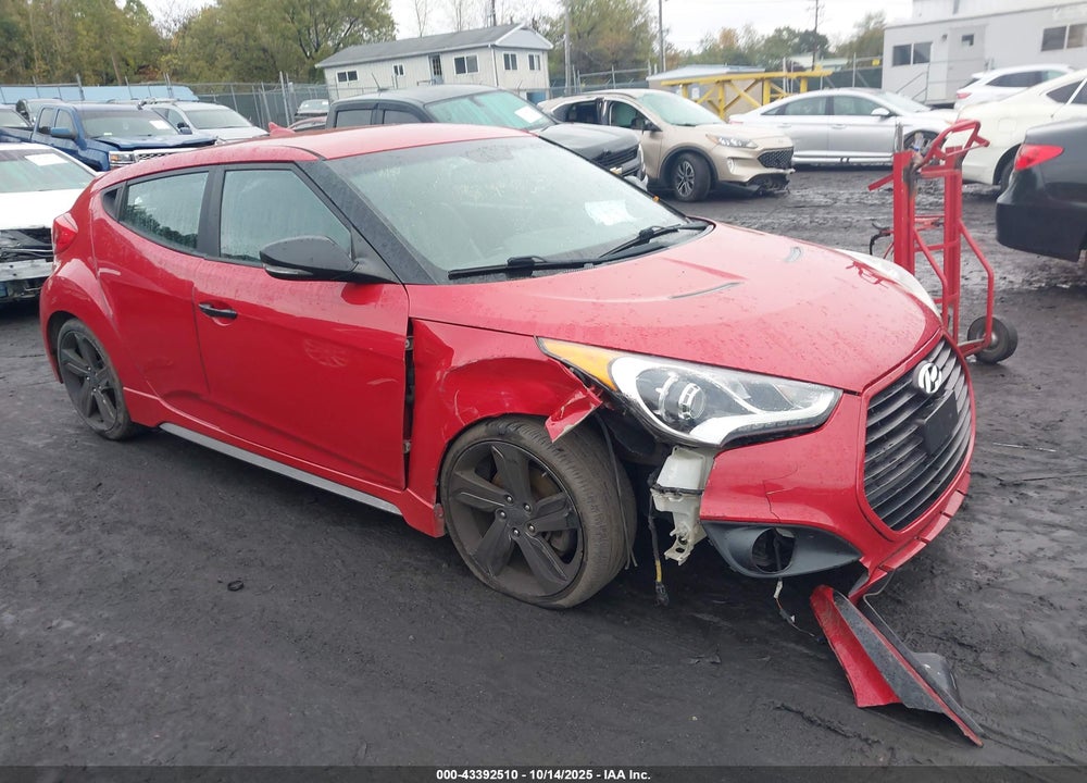 2015 HYUNDAI VELOSTER TURBO VIN: KMHTC6AE6FU222945