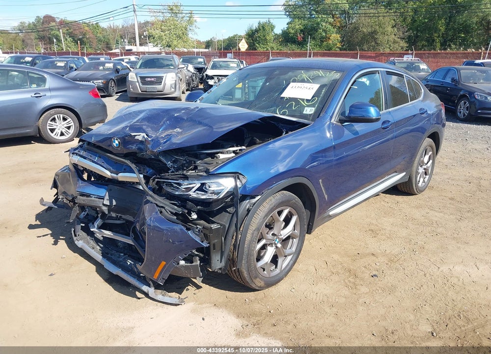 2022 BMW X4 XDRIVE30I VIN: 5UX33DT04N9M66216