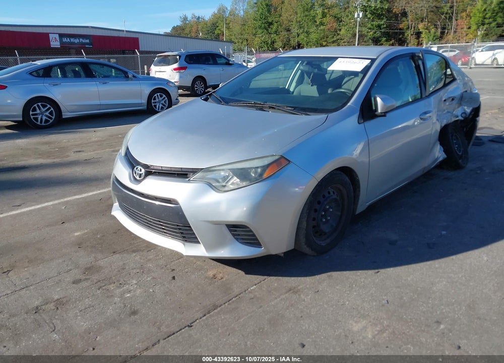 2015 TOYOTA COROLLA LE VIN: 2T1BURHE7FC326944