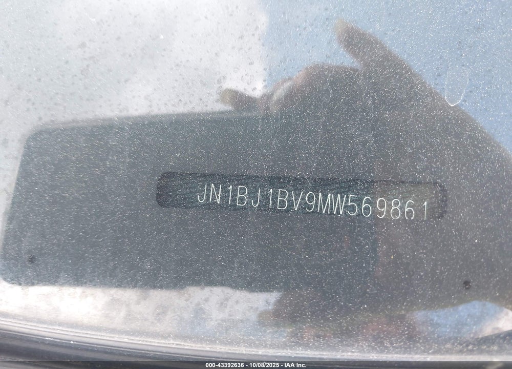 2021 NISSAN ROGUE SPORT VIN: JN1BJ1BV9MW569861
