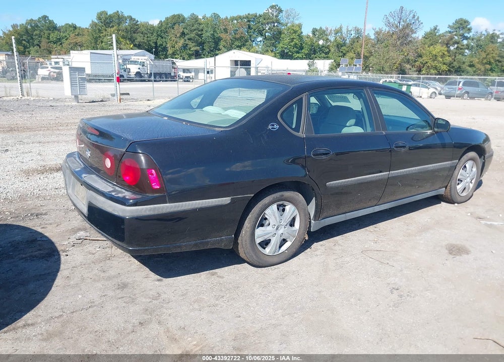 2004 CHEVROLET IMPALA VIN: 2G1WF52E649238597