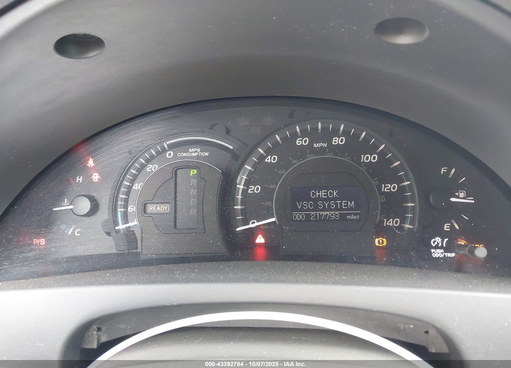 2009 TOYOTA CAMRY HYBRID VIN: 4T1BB46K49U065065