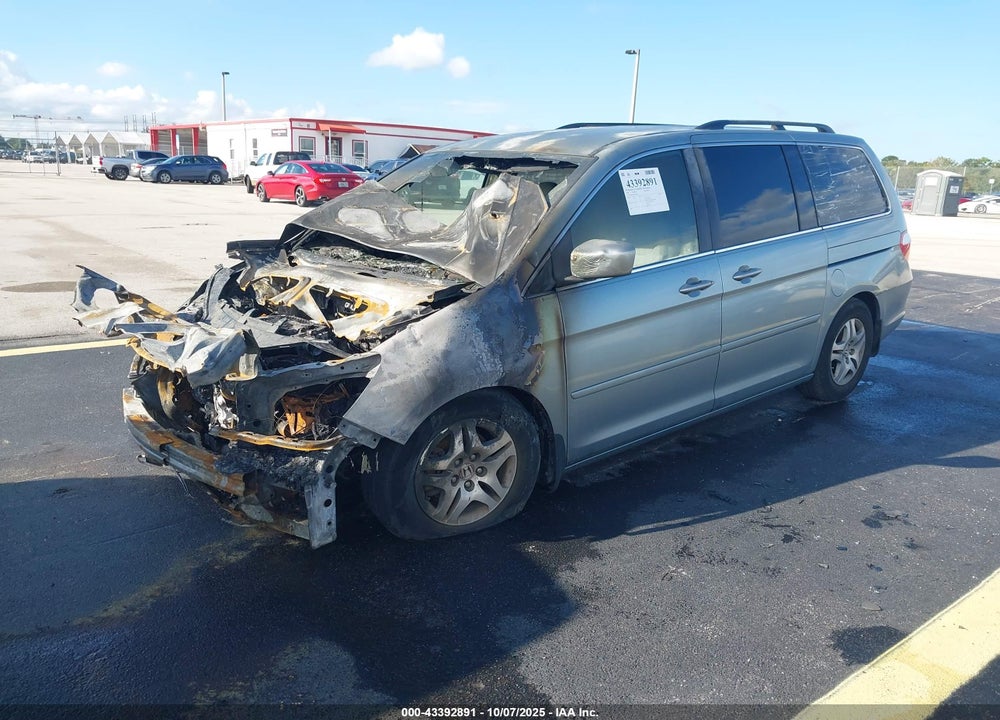 2006 HONDA ODYSSEY EX VIN: 5FNRL38476B110609