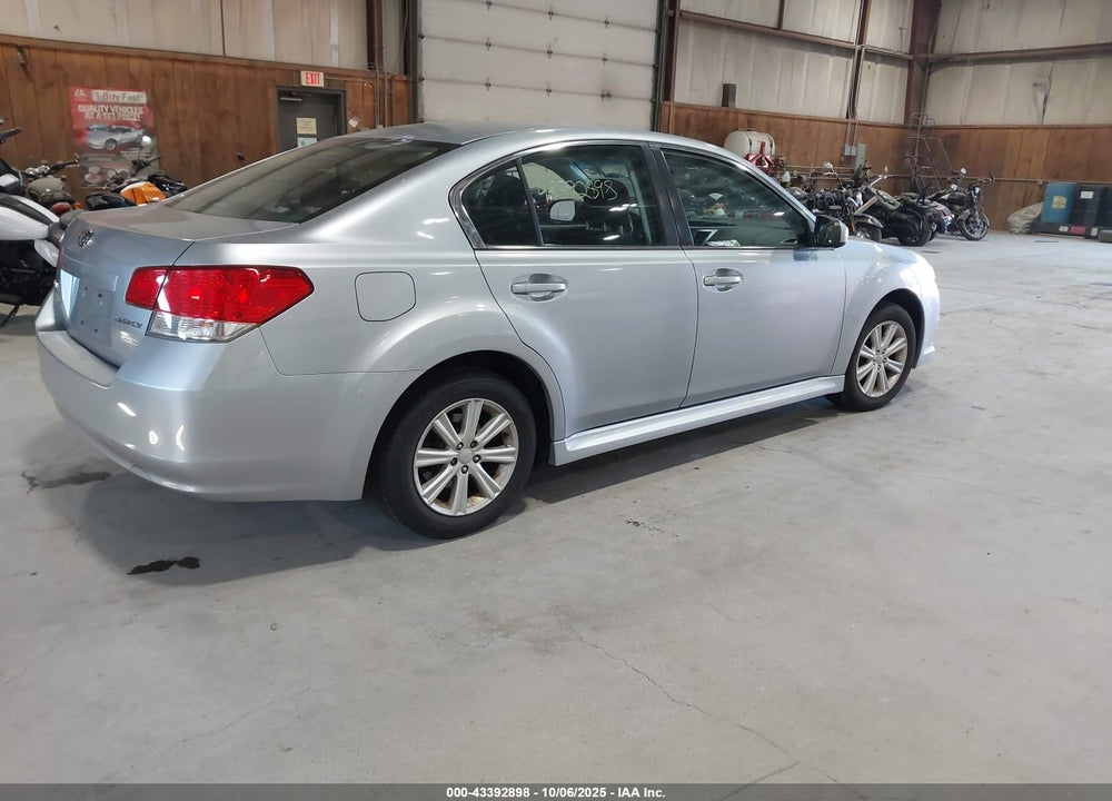 2012 SUBARU LEGACY VIN: 4S3BMBB65C3037946