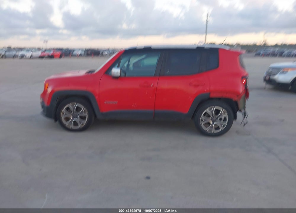2017 JEEP RENEGADE LIMITED FWD VIN: ZACCJADBXHPE40132