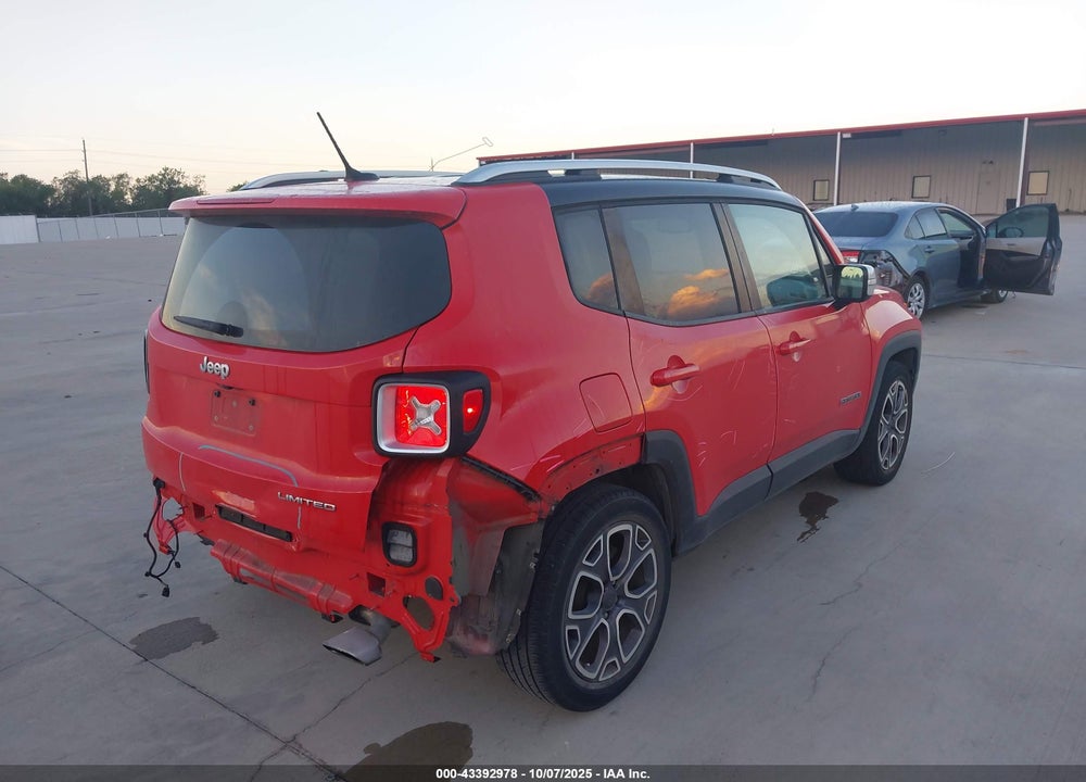 2017 JEEP RENEGADE LIMITED FWD VIN: ZACCJADBXHPE40132