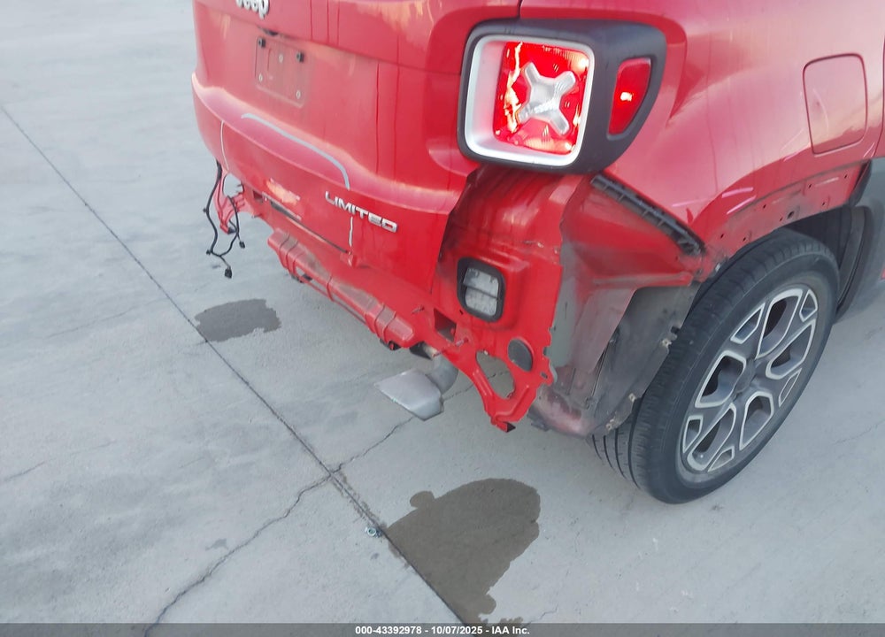 2017 JEEP RENEGADE LIMITED FWD VIN: ZACCJADBXHPE40132