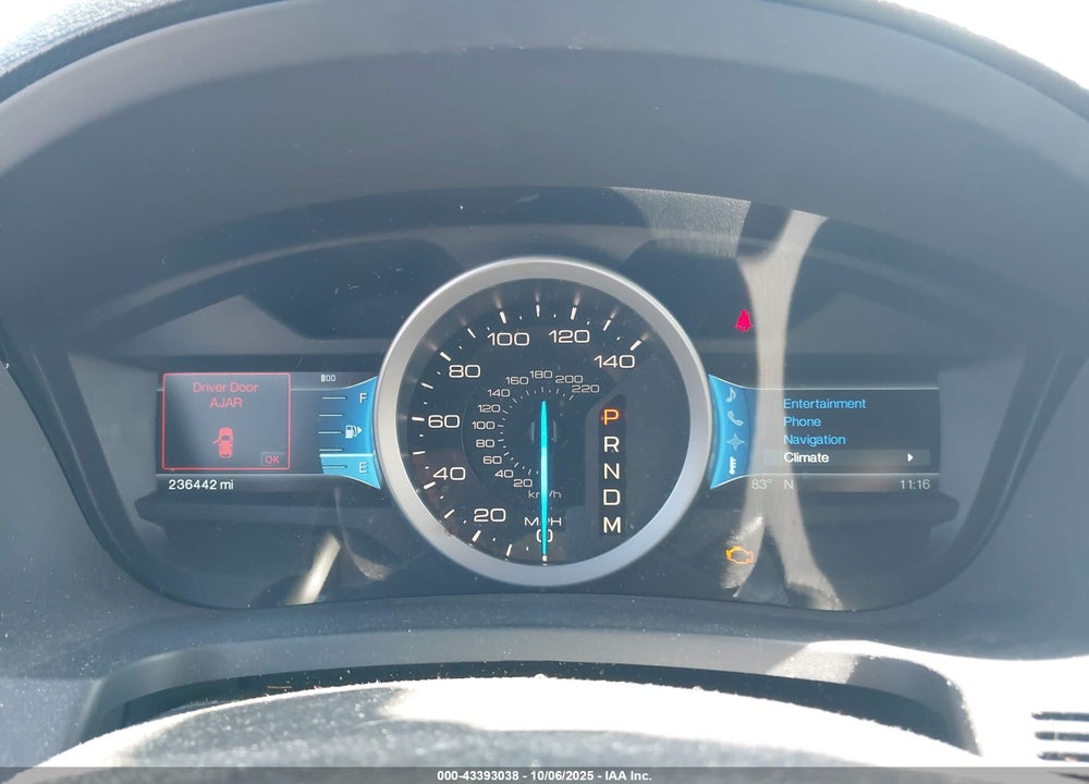 2011 FORD EXPLORER VIN: 1FMHK7D8XBGA39075