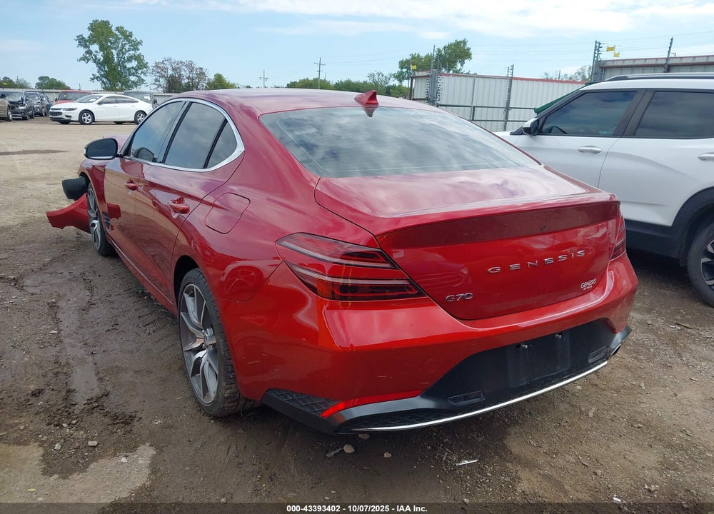 2023 GENESIS G70 2.0T RWD VIN: KMTG34TA7PU121257
