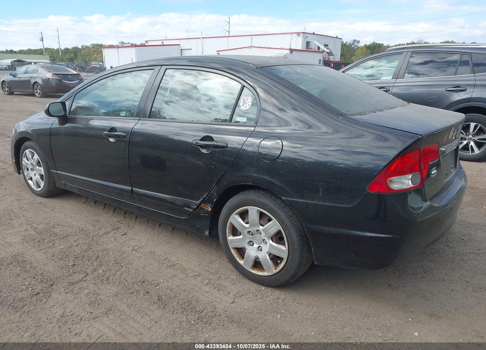 2009 HONDA CIVIC VIN: 2HGFA165X9H363321