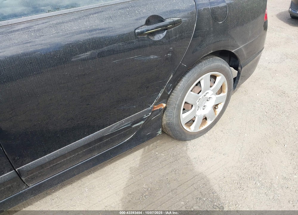 2009 HONDA CIVIC VIN: 2HGFA165X9H363321