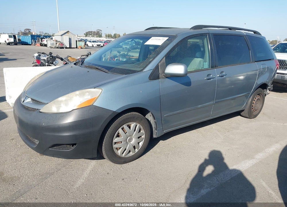 2008 TOYOTA SIENNA LE VIN: 5TDZK23C08S184836