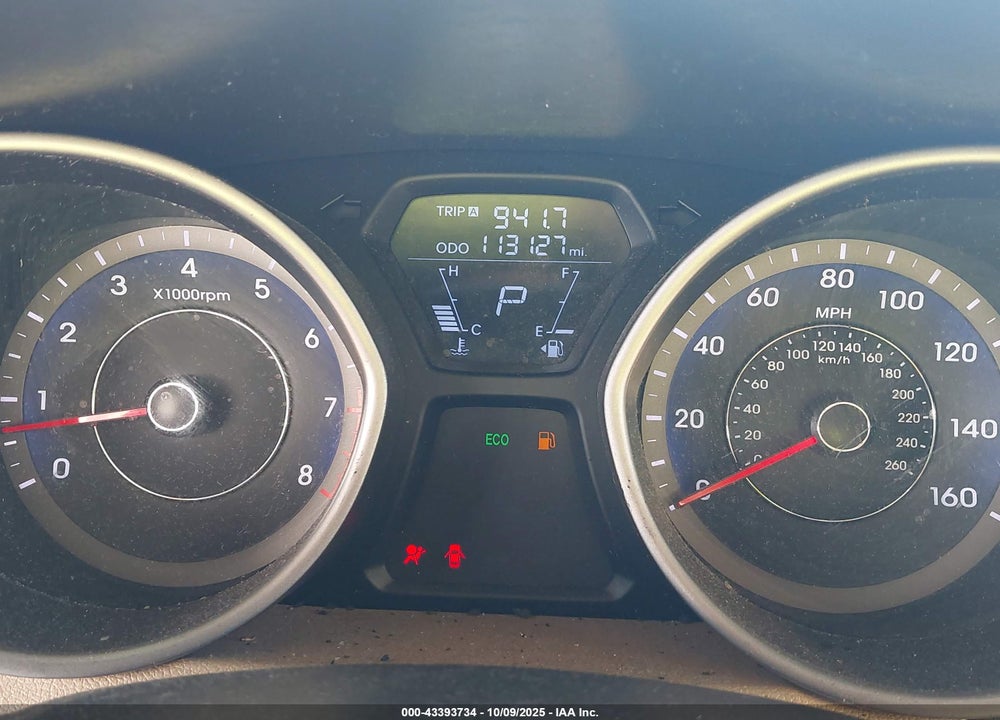 2013 HYUNDAI ELANTRA VIN: KMHDH4AE9DU644005
