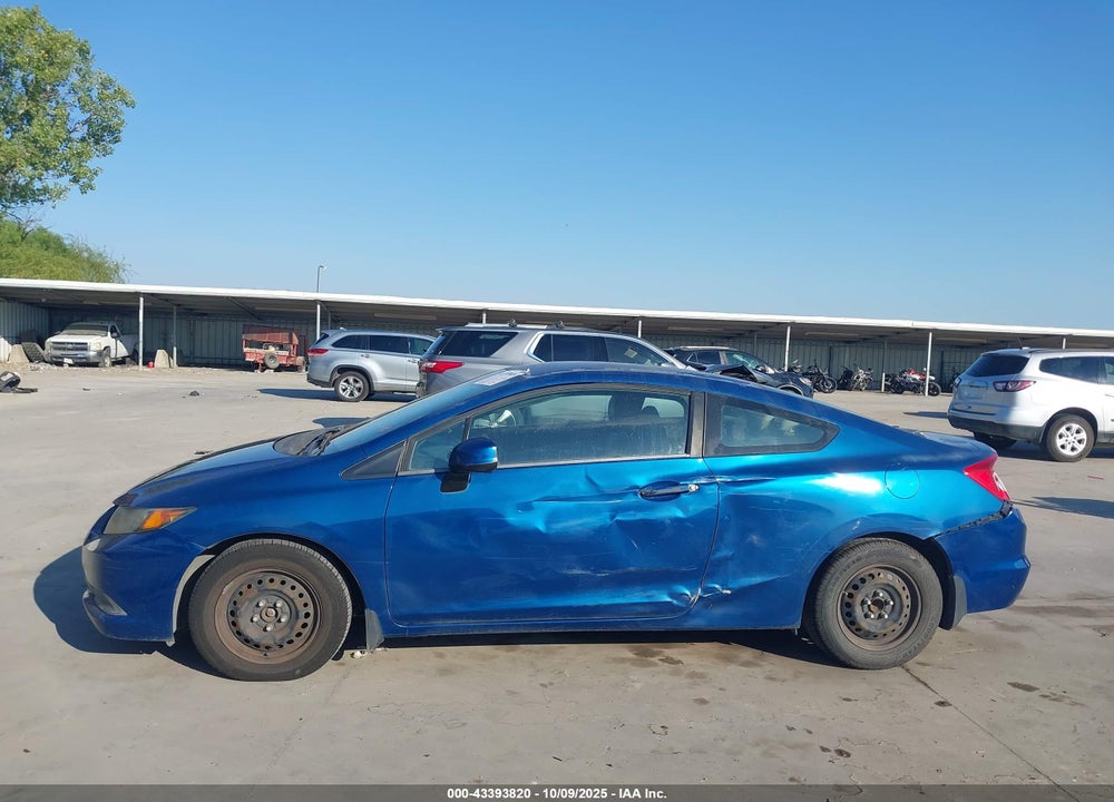 2012 HONDA CIVIC VIN: 2HGFG3B59CH522546