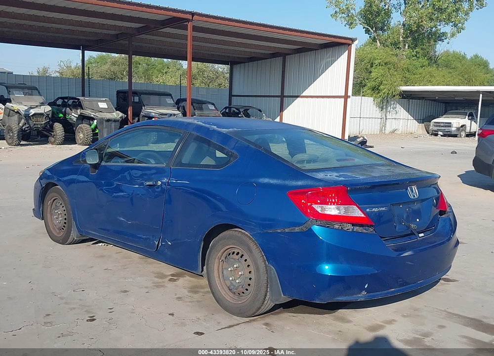 2012 HONDA CIVIC VIN: 2HGFG3B59CH522546