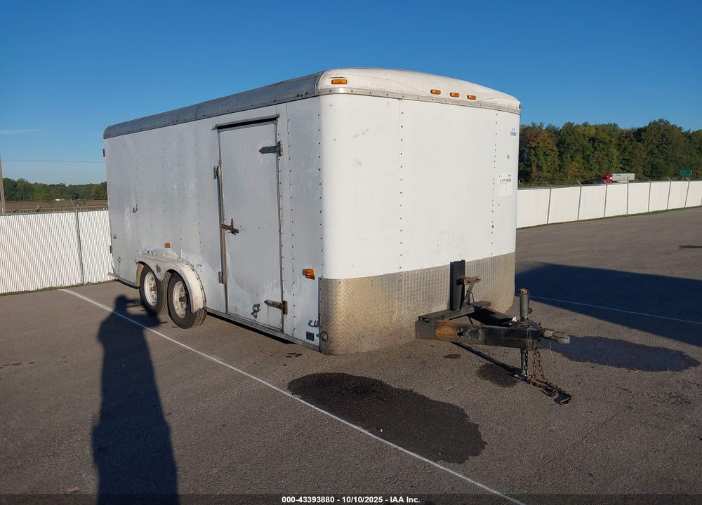1999 US TRAILER US CARGO 16 FT TANDEM VIN: 4PL500G20X1031961