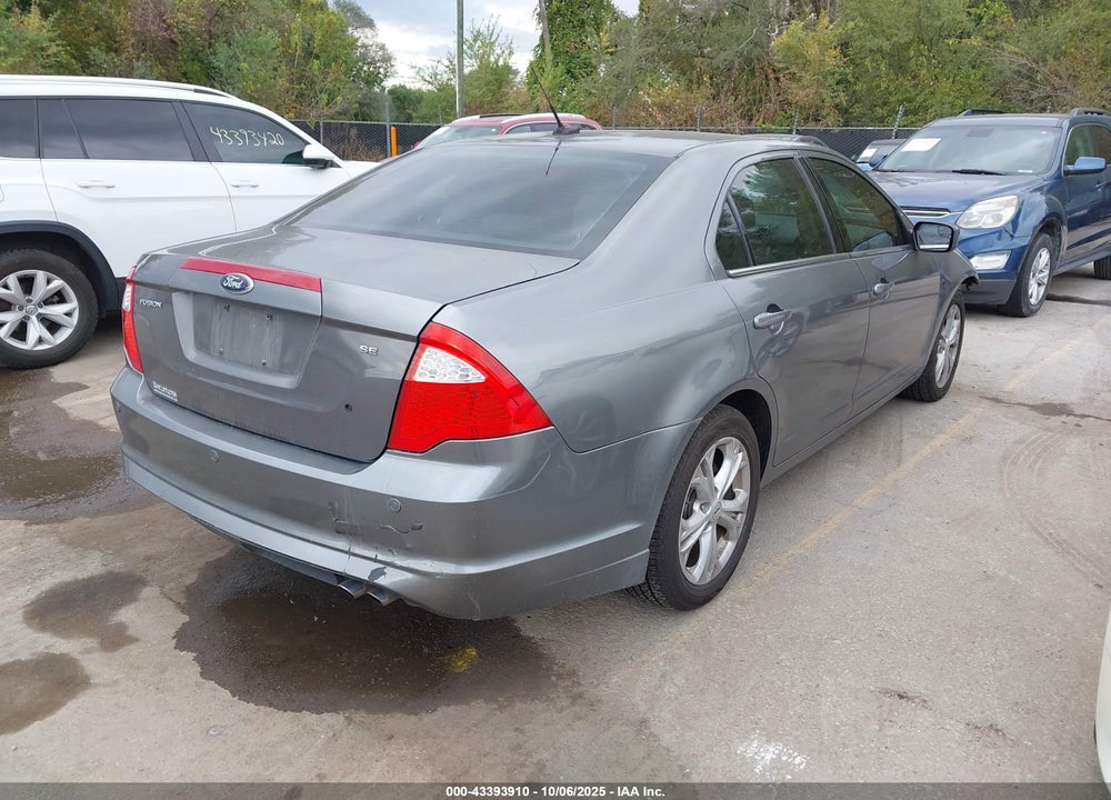 2012 FORD FUSION VIN: 3FAHP0HA5CR327242