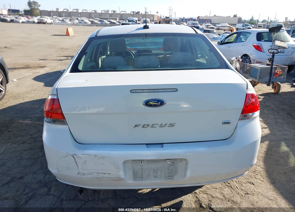 2011 FORD FOCUS SE VIN: 1FAHP3FNXBW166728