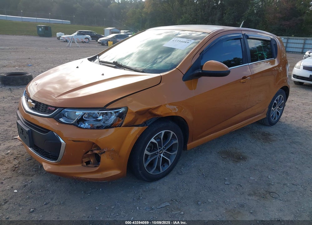 2017 CHEVROLET SONIC LT AUTO VIN: 1G1JD6SH7H4138338