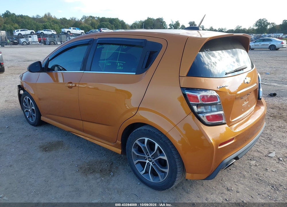 2017 CHEVROLET SONIC LT AUTO VIN: 1G1JD6SH7H4138338