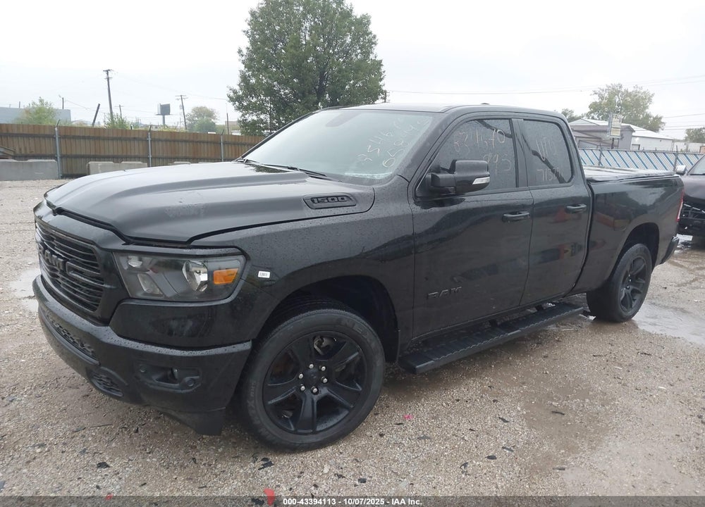 2021 RAM 1500 BIG HORN 4X4 6'4 BOX VIN: 1C6RRFBG2MN834670