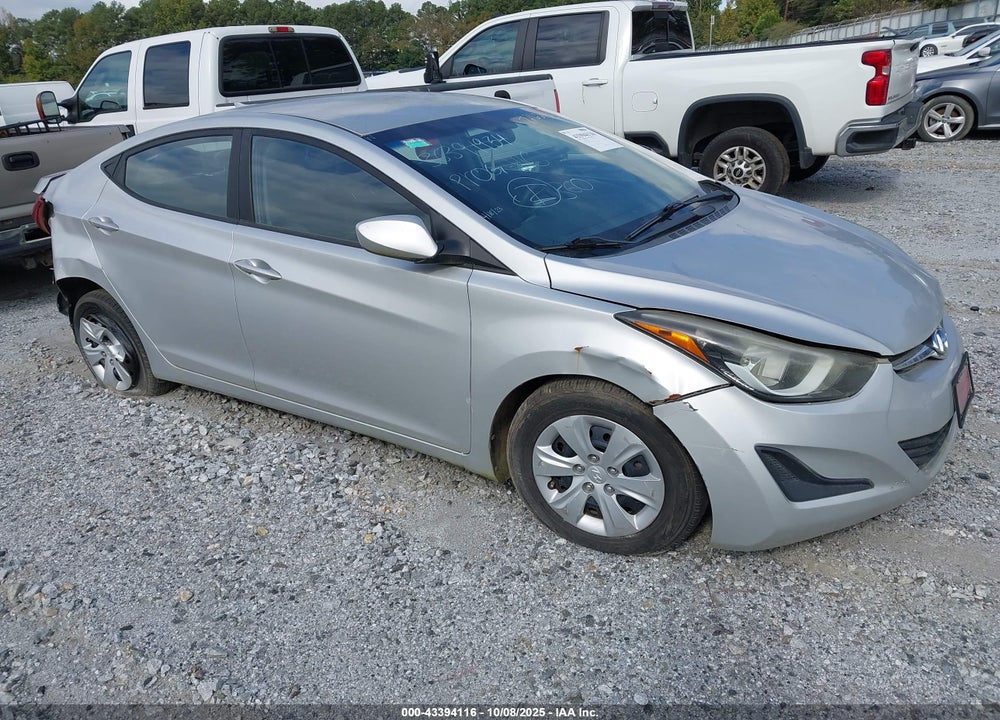 2016 HYUNDAI ELANTRA SE VIN: 5NPDH4AE5GH726283