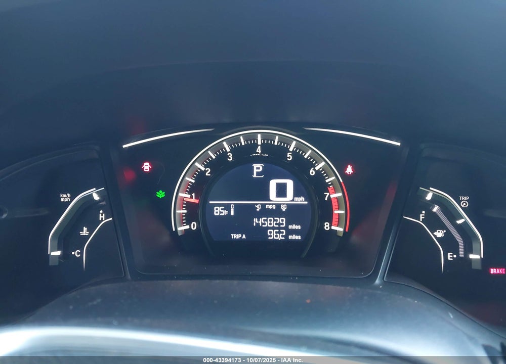 2016 HONDA CIVIC VIN: 19XFC2F52GE022325