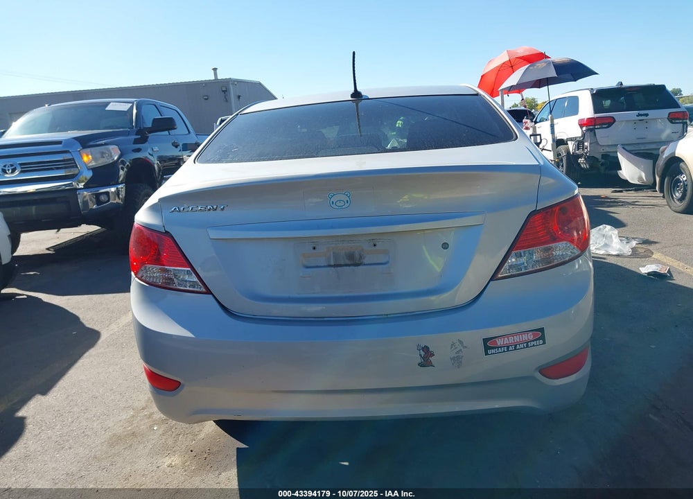 2016 HYUNDAI ACCENT SE VIN: KMHCT4AE0GU105951