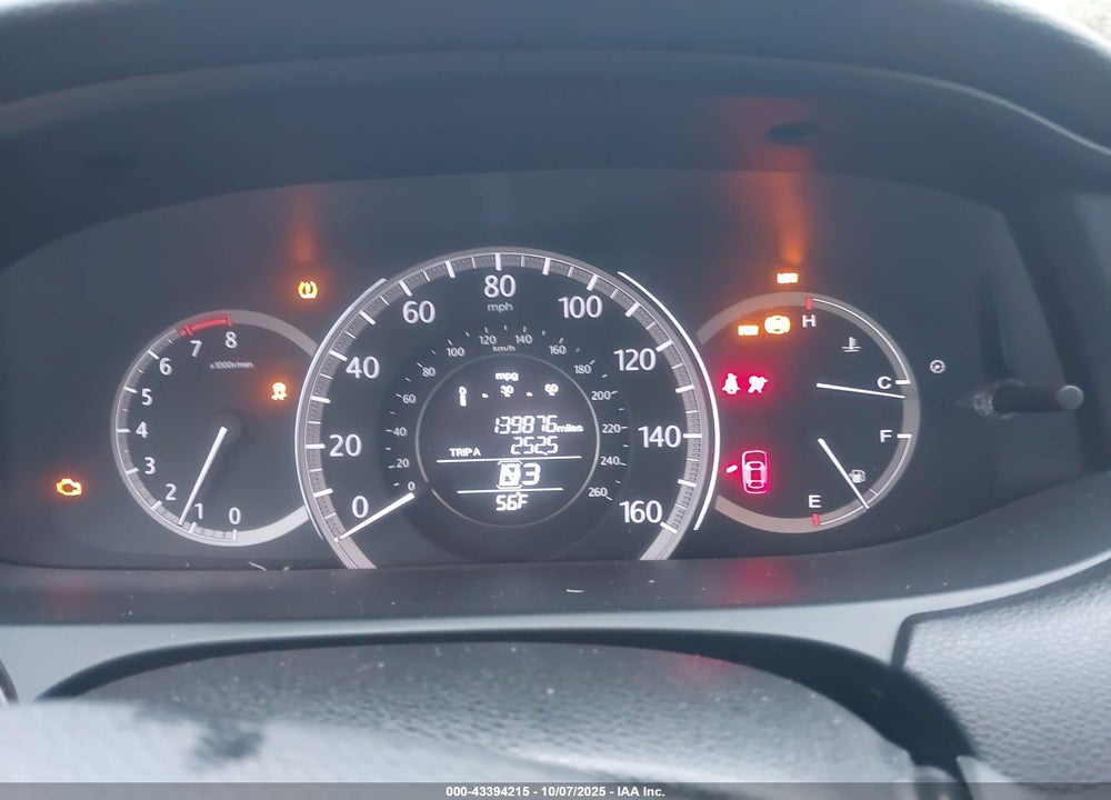2014 HONDA ACCORD EX-L V-6 VIN: 1HGCR3F87EA001666