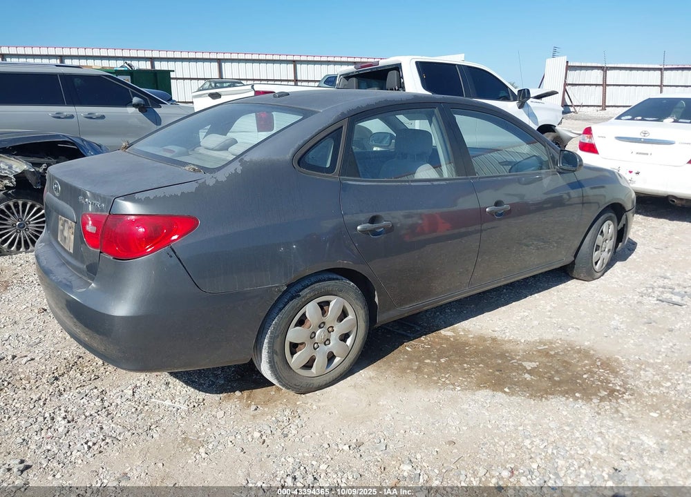 2007 HYUNDAI ELANTRA GLS/LIMITED/SE VIN: KMHDU46D57U202340