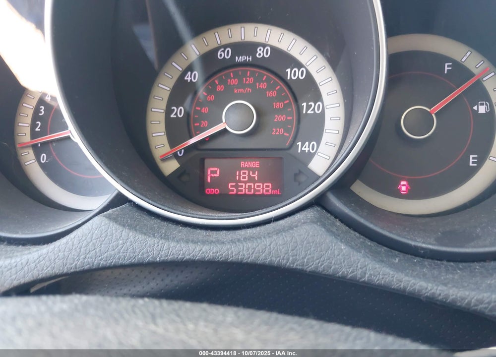 2011 KIA FORTE VIN: KNAFU6A29B5454722