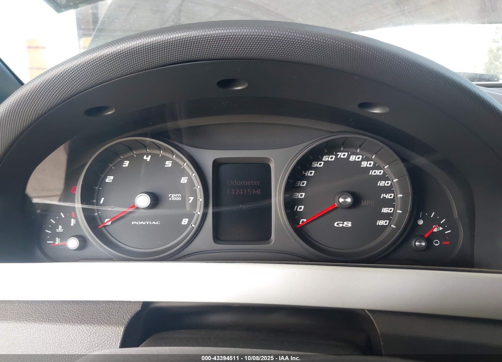 2008 PONTIAC G8 GT VIN: 6G2EC57Y98L988354