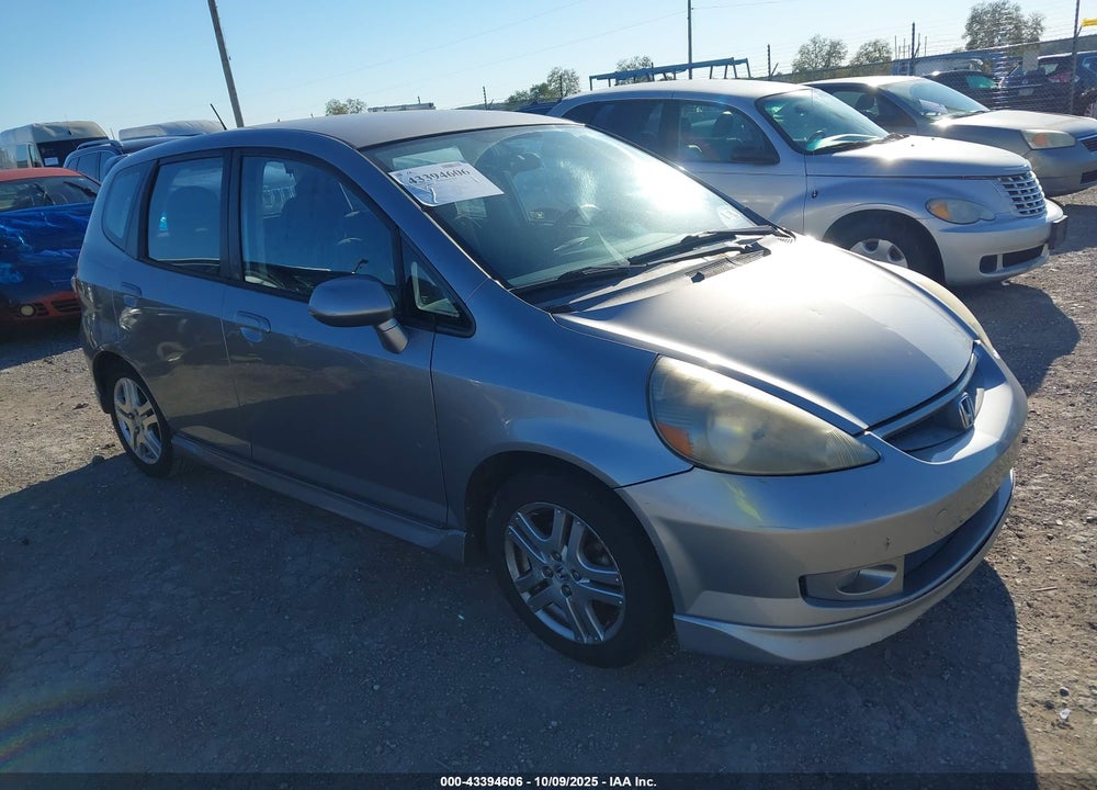 2007 HONDA FIT SPORT VIN: JHMGD37617S062759